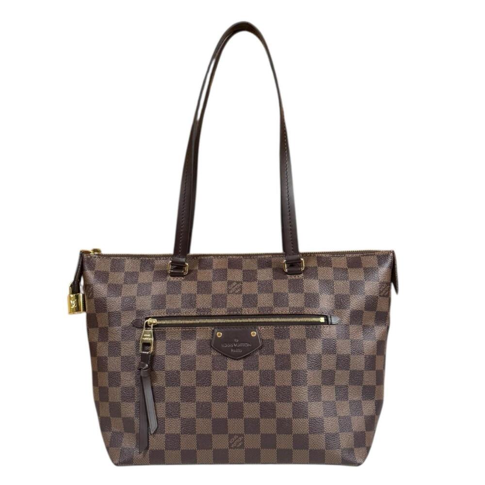LOUIS VUITTON Authentic Brown Damier Canvas Tote Bag